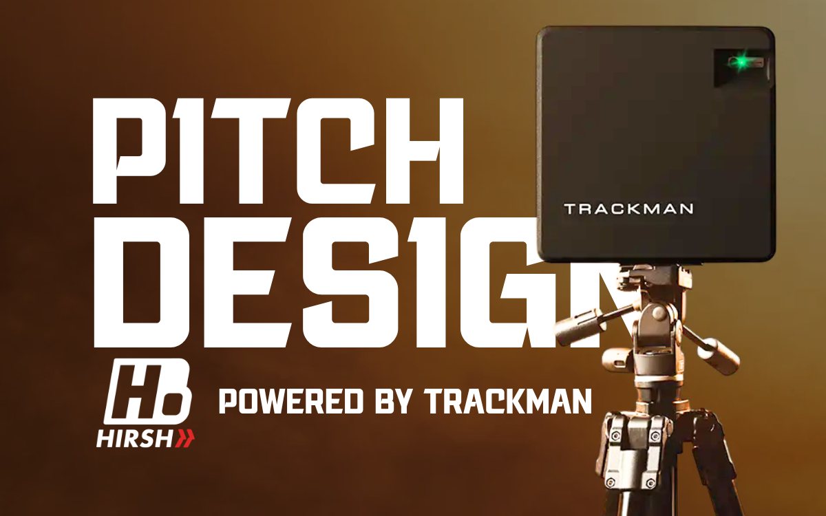 Pitch Design — a Trackman unit on a tripod